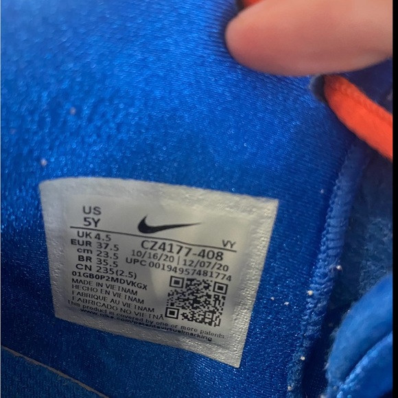 Greek Freak 2 size 5 blue and gold colorway - Picture 4 of 6